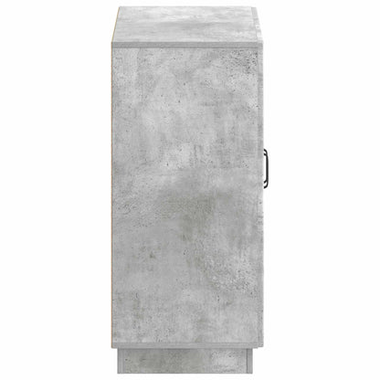 Schoenenkast HOORN 59,5 x 39,5 x 87 cm Bewerkt hout Betongrijs