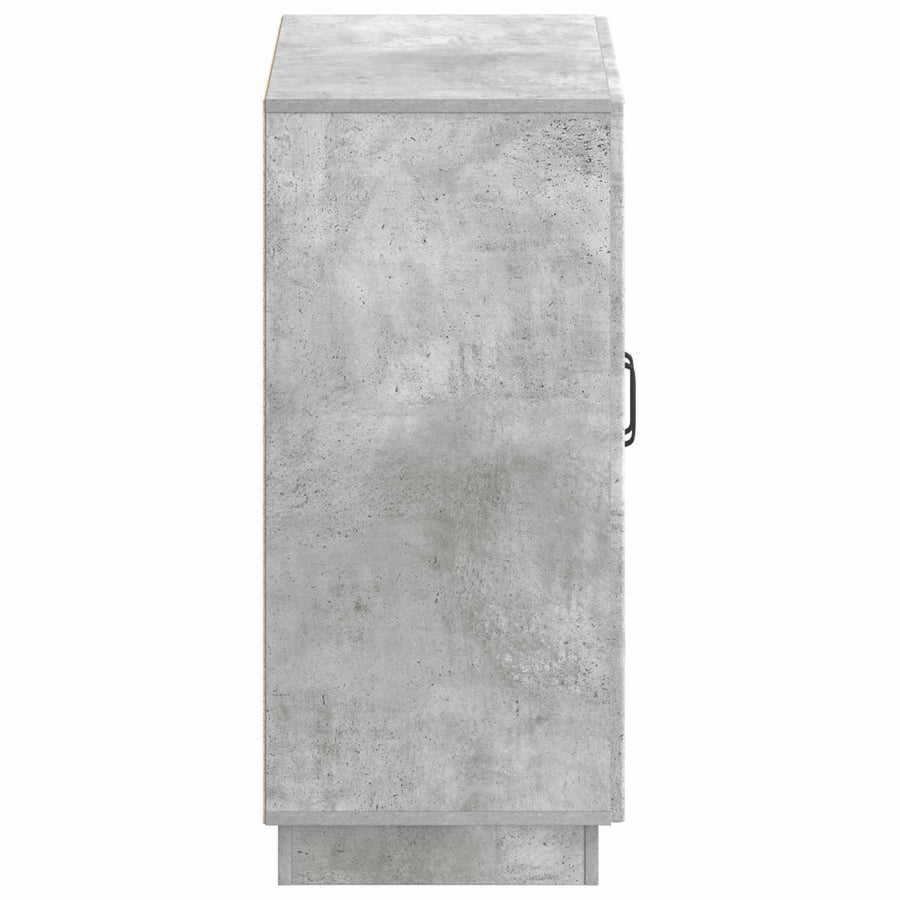 Schoenenkast HOORN 59,5 x 39,5 x 87 cm Bewerkt hout Betongrijs
