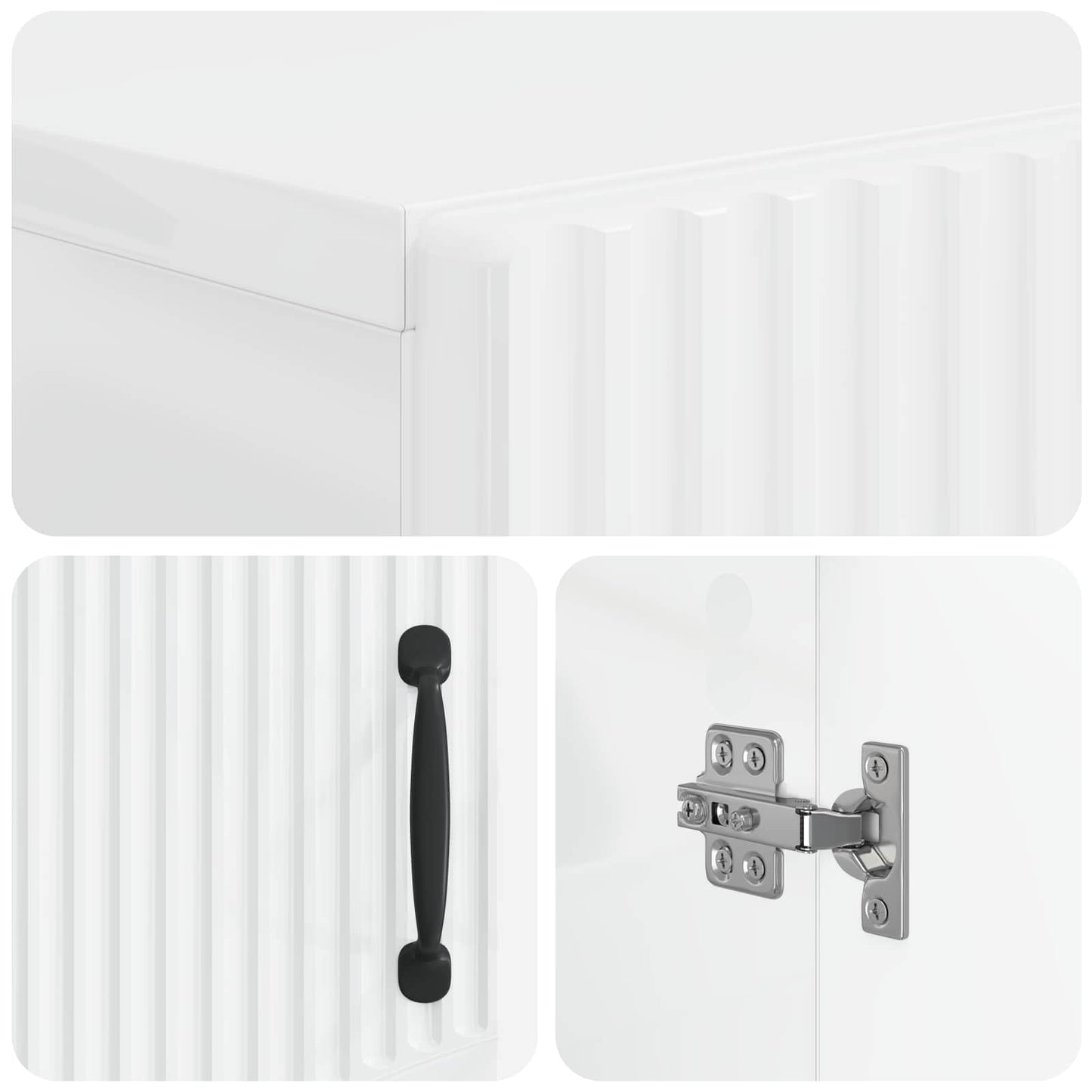 Schoenenkast HOORN 59,5 x 39,5 x 87 cm Bewerkt hout