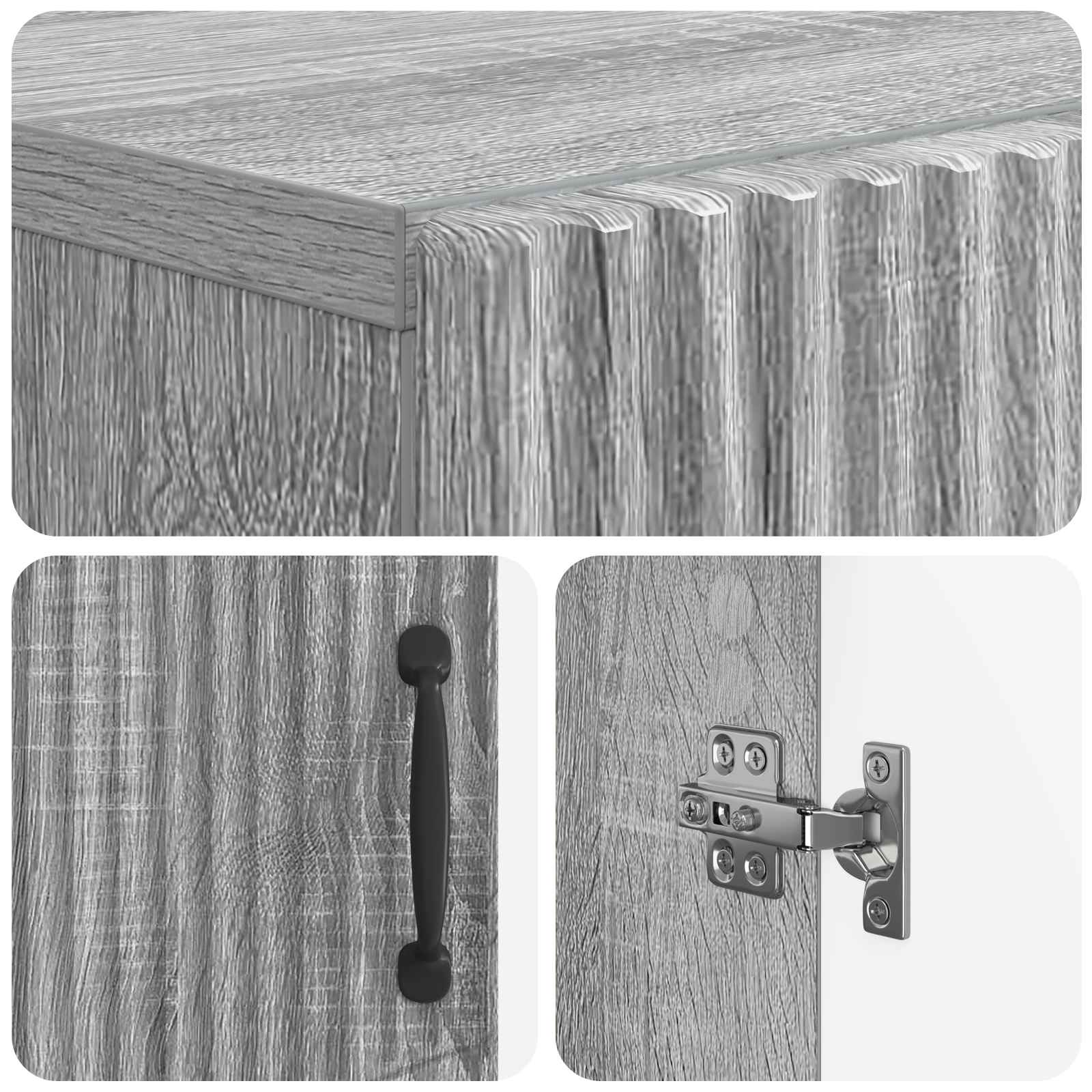Schoenenkast HOORN 59,5 x 39,5 x 87 cm Bewerkt hout