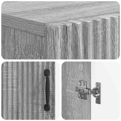 Schoenenkast HOORN 59,5 x 39,5 x 87 cm Bewerkt hout