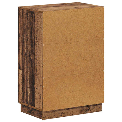 Schoenenkast HOORN 59,5 x 39,5 x 87 cm Bewerkt hout Oud hout