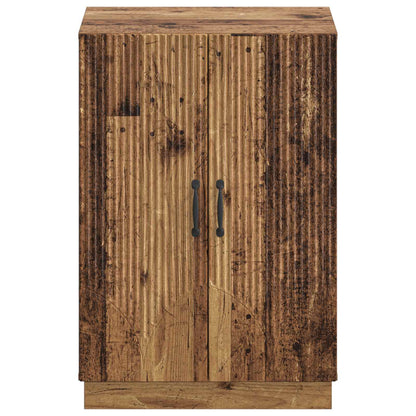 Schoenenkast HOORN 59,5 x 39,5 x 87 cm Bewerkt hout Oud hout