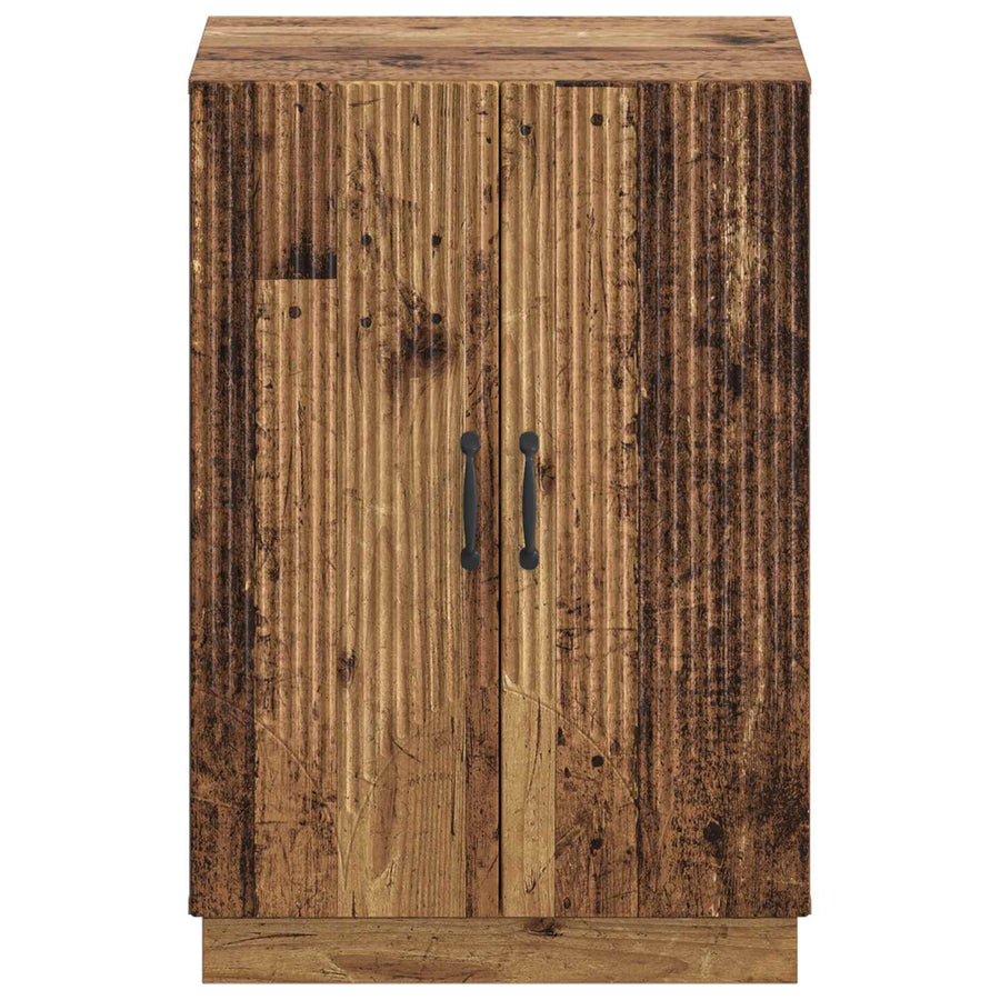 Schoenenkast HOORN 59,5 x 39,5 x 87 cm Bewerkt hout Oud hout
