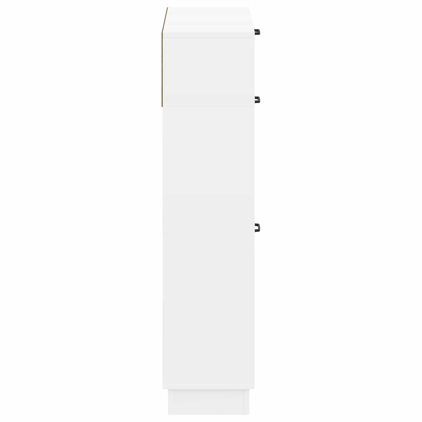 Schoenenkast HOORN 78 x 24 x 100 cm Bewerkt hout Wit