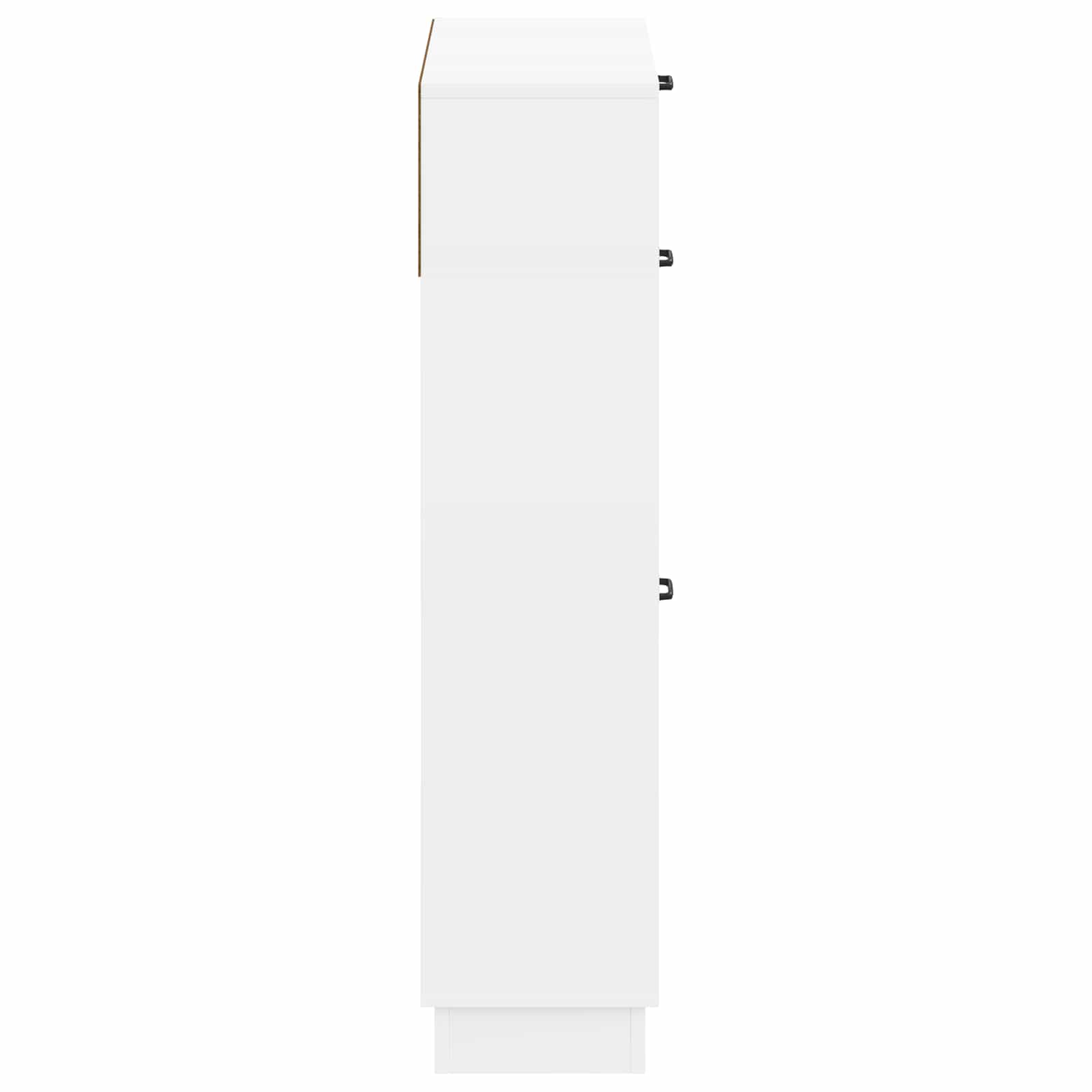 Schoenenkast HOORN 78 x 24 x 100 cm Bewerkt hout Wit