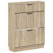 Schoenenkast HOORN 78x24x100 cm Sonoma Eiken