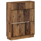 Schoenenkast HOORN 78x24x100 cm oud hout