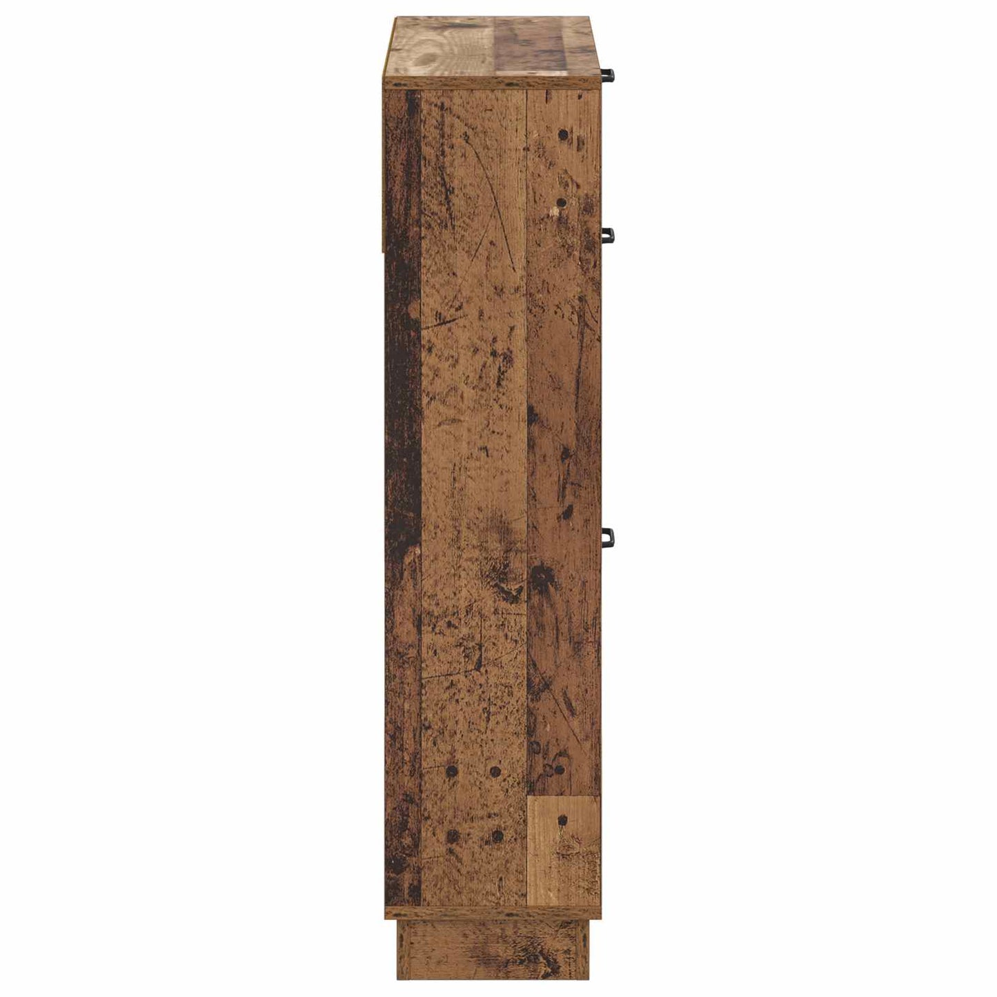 Schoenenkast HOORN 78 x 24 x 100 cm Bewerkt hout Oud hout