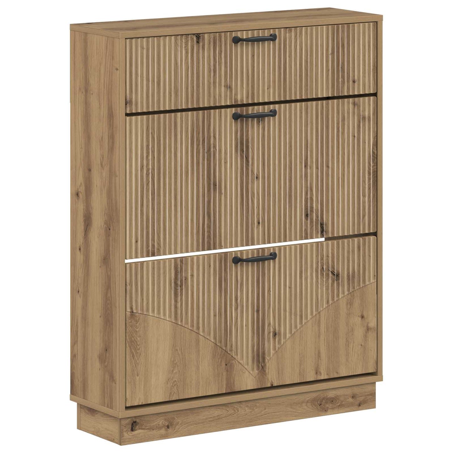 Schoenenkast HOORN 78 x 24 x 100 cm Bewerkt hout