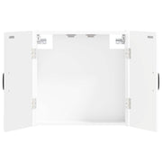 Dartbord kast 52.5x10.5x53.5 cm wit bewerkt hout