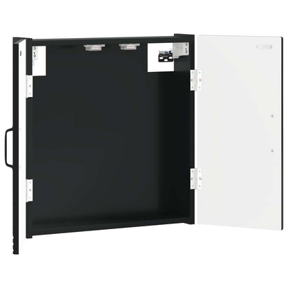 Dartbord Kabinet HOORN Zwart 52,5 x 10,5 x 53,5 cm Bewerkt hout