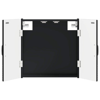 Dartbord Kabinet HOORN Zwart 52,5 x 10,5 x 53,5 cm Bewerkt hout