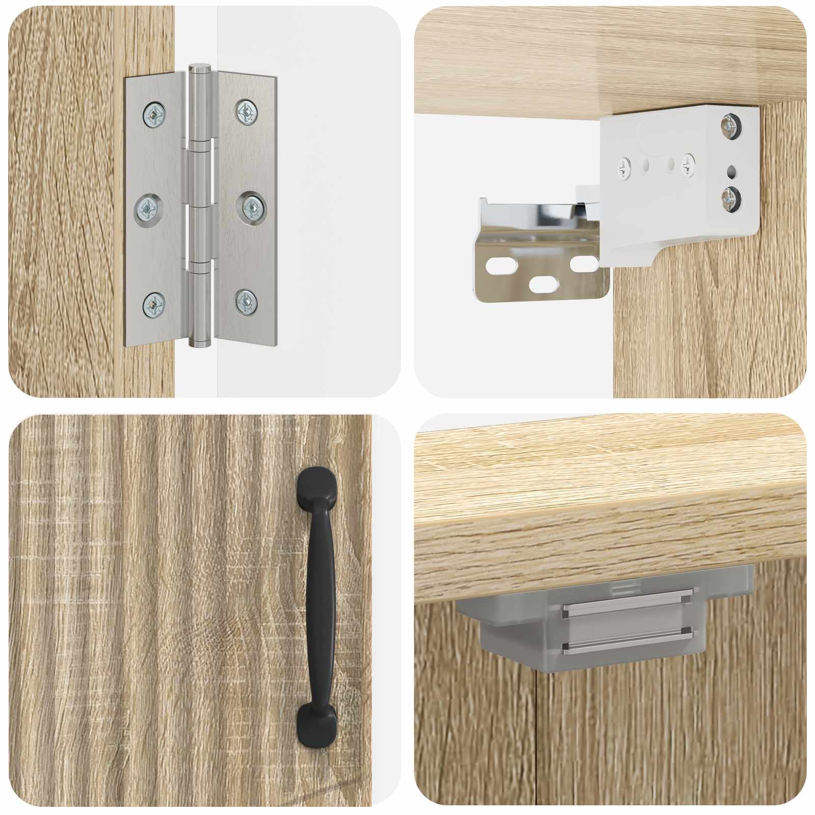 Dartbord Kabinet HOORN Sonoma Eiken 52,5 x 10,5 x 53,5 cm