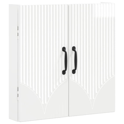 Dartbord Kabinet HOORN Hoogglans Wit 52,5 x 10,5 x 53,5 cm