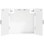 Dartbordkast Hoorn hoogglans wit 52.5x10.5x53.5 cm