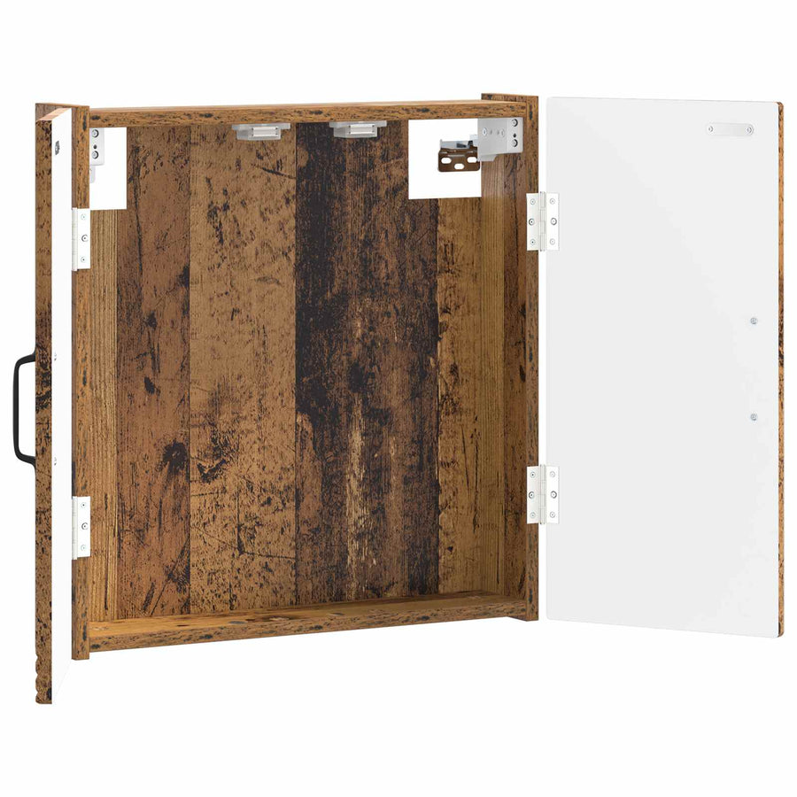 Dartbord Kabinet HOORN Oud hout 52,5 x 10,5 x 53,5 cm