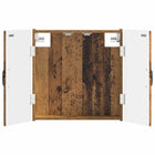 Dartbord Kabinet HOORN Oud hout 52,5 x 10,5 x 53,5 cm