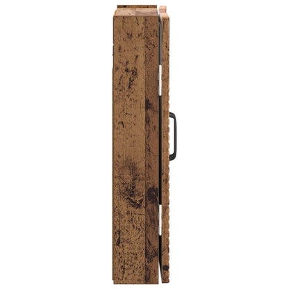Dartbord Kabinet HOORN Oud hout 52,5 x 10,5 x 53,5 cm