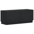 Tv-meubel 49x35x40 cm zwart bewerkt hout