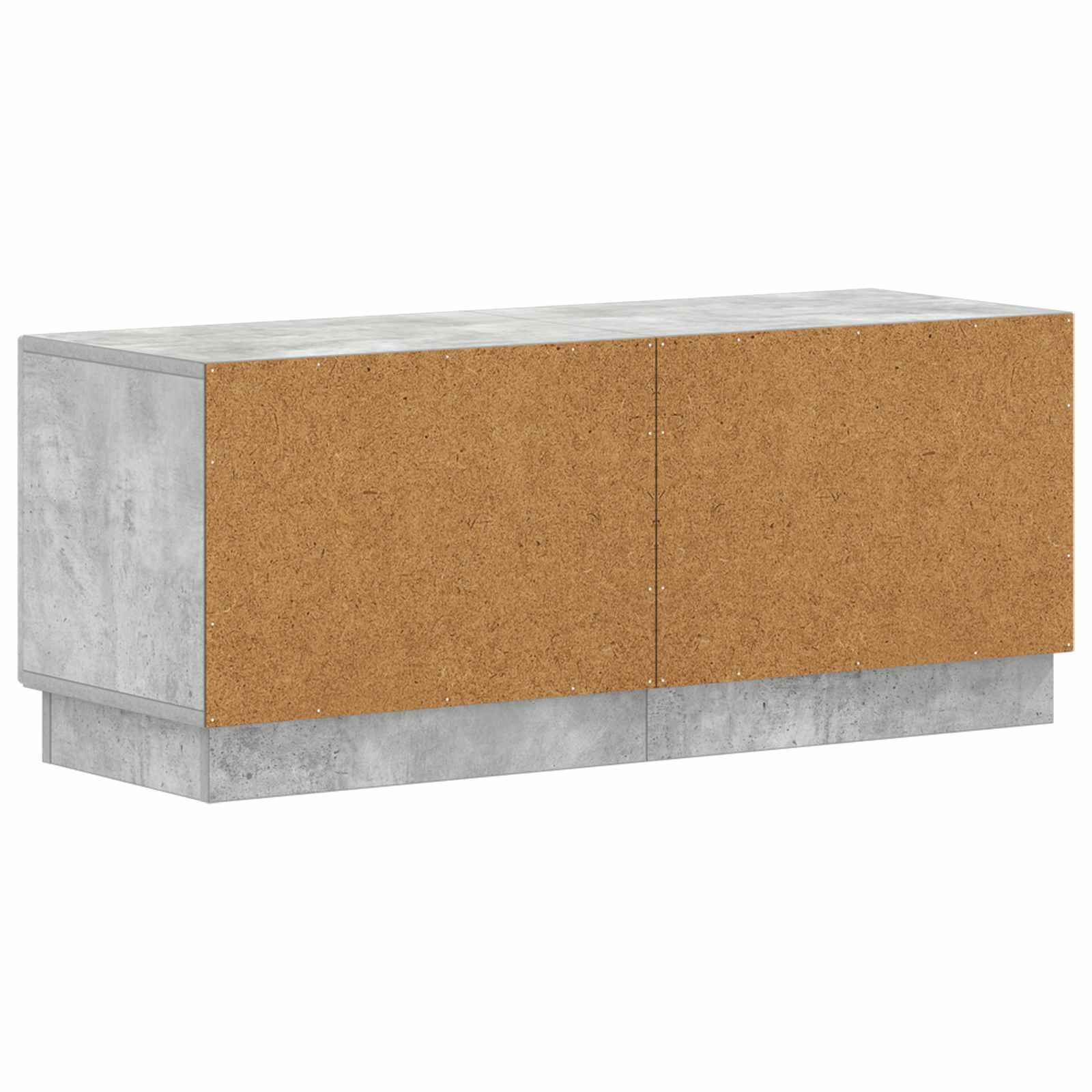Tv-meubel Betongrijs Bewerkt hout