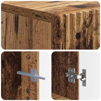 Tv-meubel Oud hout Bewerkt hout