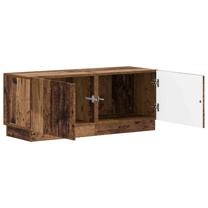 Tv-meubel Oud hout Bewerkt hout