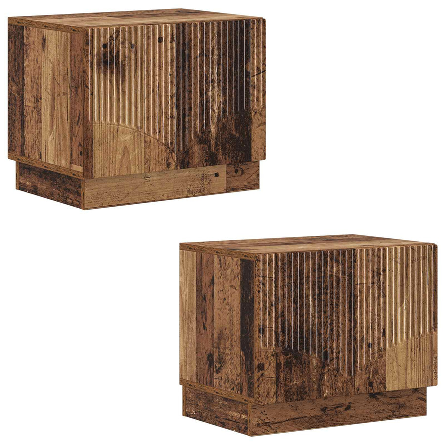 Tv-meubel Oud hout Bewerkt hout