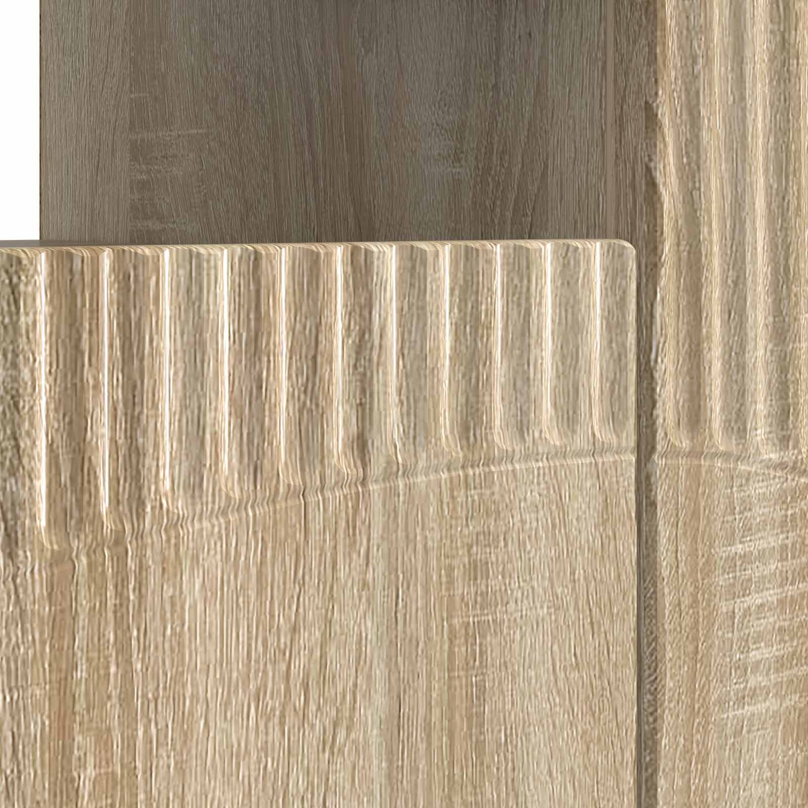 LED tv-meubel Sonoma Eiken Bewerkt hout
