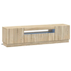 Tv-meubel Sonoma Eiken LED