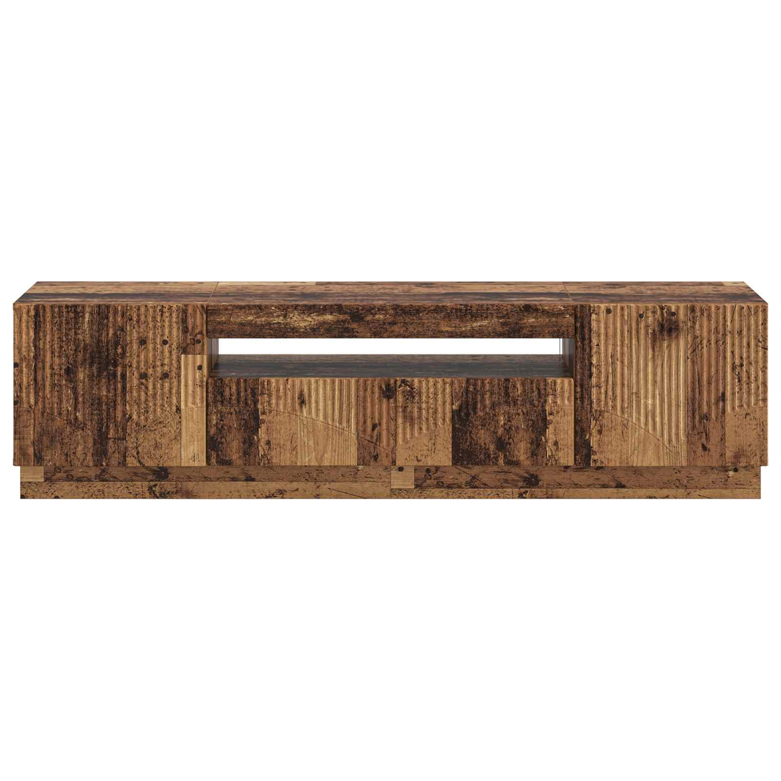 LED tv-meubel Oud hout Bewerkt hout