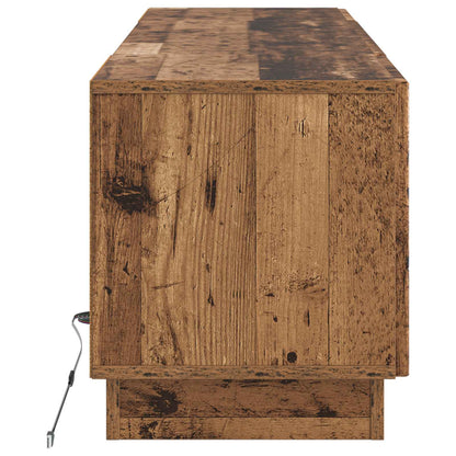 LED tv-meubel Oud hout Bewerkt hout
