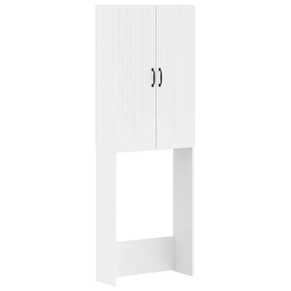 Toiletkast HOORN Wit 66 x 25,5 x 190 cm Bewerkt hout