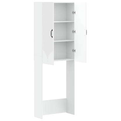 Toiletkast HOORN Wit 66 x 25,5 x 190 cm Bewerkt hout