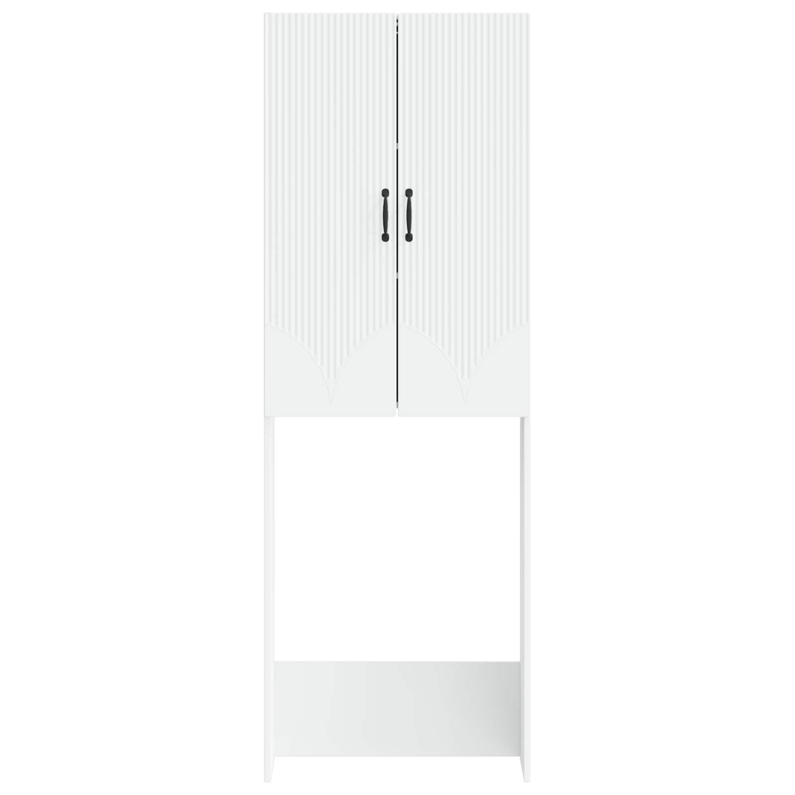 Toiletkast HOORN Wit 66 x 25,5 x 190 cm Bewerkt hout