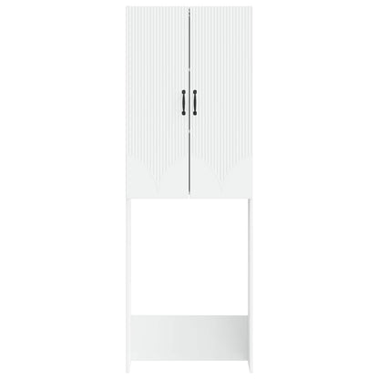 Toiletkast HOORN Wit 66 x 25,5 x 190 cm Bewerkt hout