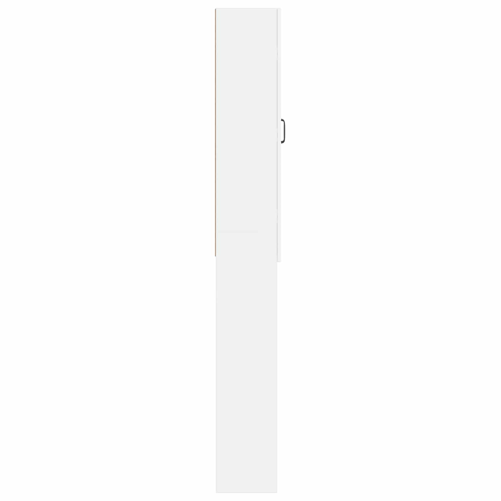 Toiletkast HOORN Wit 66 x 25,5 x 190 cm Bewerkt hout