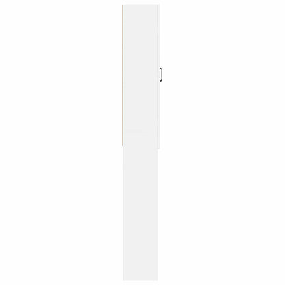 Toiletkast HOORN Wit 66 x 25,5 x 190 cm Bewerkt hout