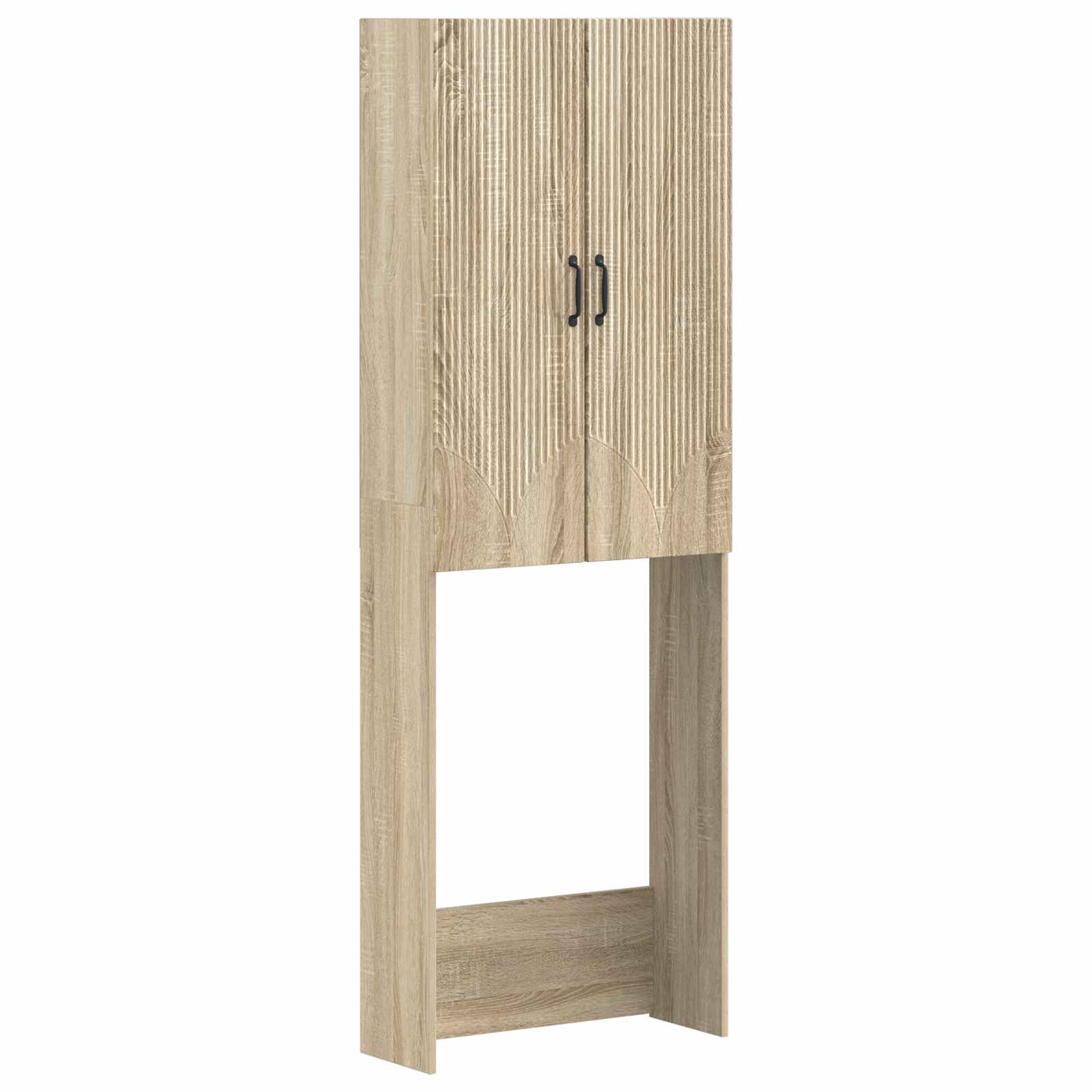 Toiletkast HOORN Sonoma Eiken 66 x 25,5 x 190 cm Bewerkt hout