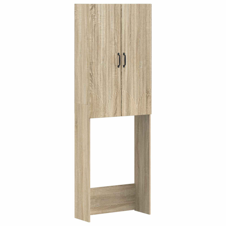 Toiletkast HOORN Sonoma Eiken 66 x 25,5 x 190 cm Bewerkt hout