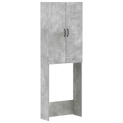 Toiletkast HOORN Betongrijs 66 x 25,5 x 190 cm Bewerkt hout