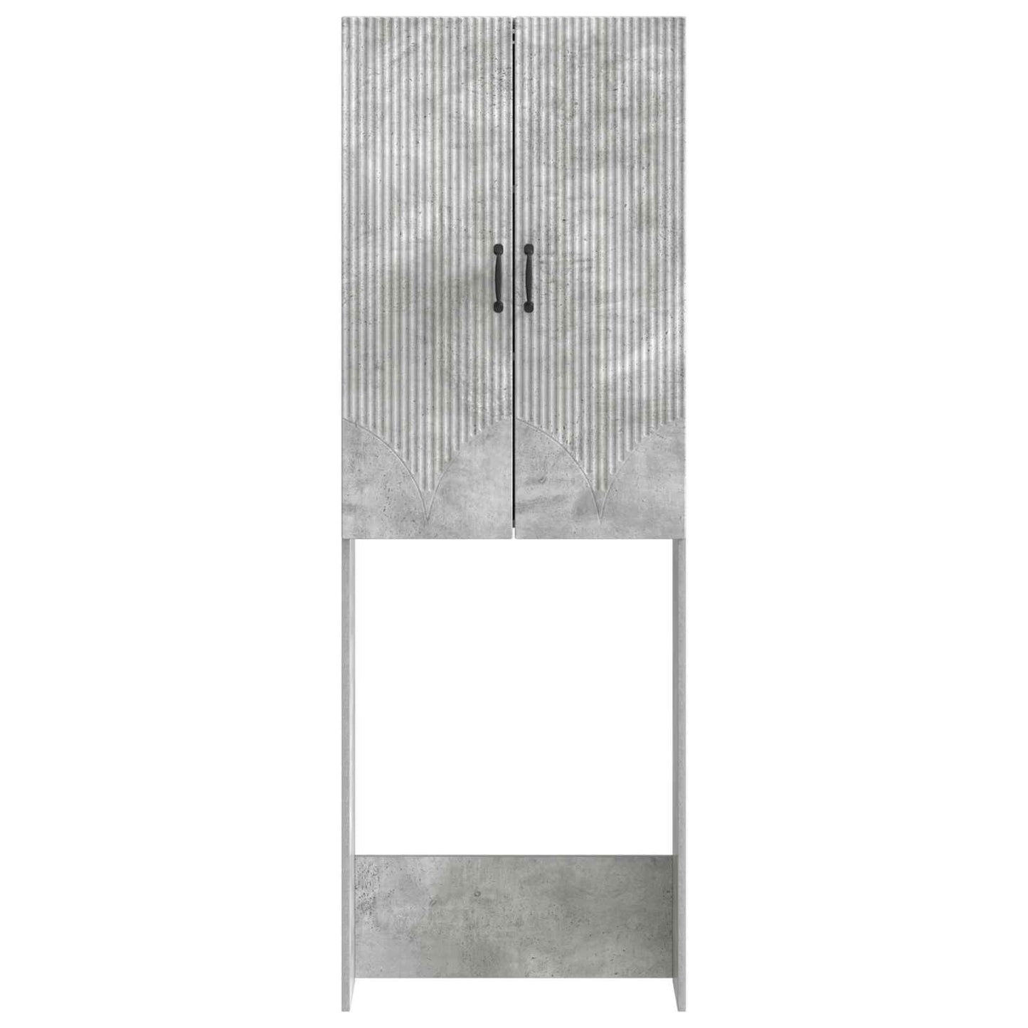 Toiletkast HOORN Betongrijs 66 x 25,5 x 190 cm Bewerkt hout