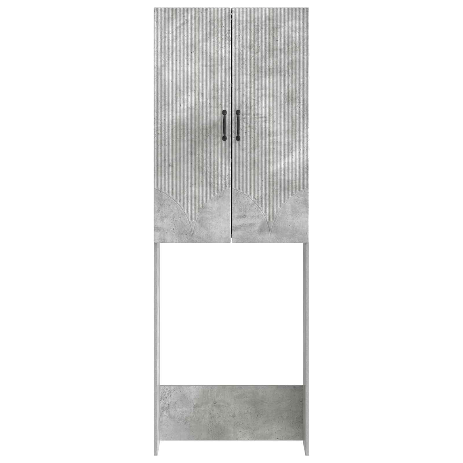 Toiletkast HOORN Betongrijs 66 x 25,5 x 190 cm Bewerkt hout