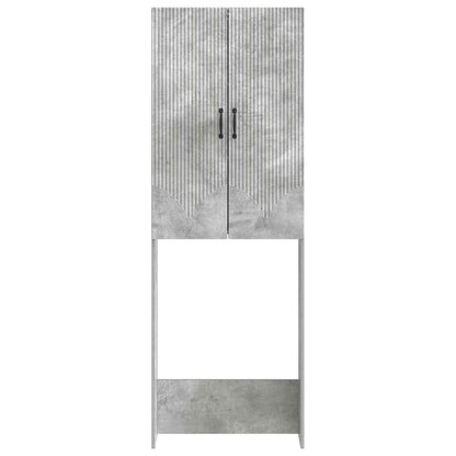 Toiletkast HOORN Betongrijs 66 x 25,5 x 190 cm Bewerkt hout