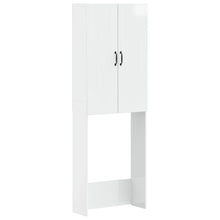 Toiletkast HOORN Hoogglans Wit 66 x 25,5 x 190 cm Bewerkt hout