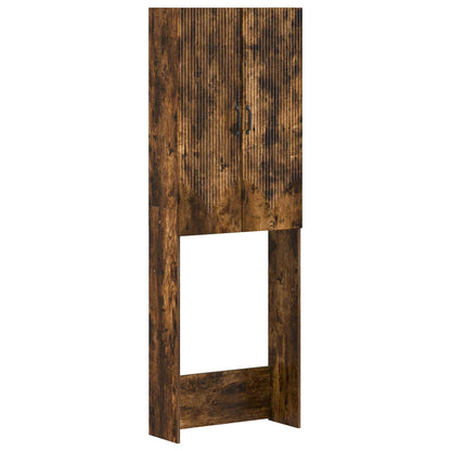 Toiletkast HOORN Gerookt eiken 66 x 25,5 x 190 cm Bewerkt hout