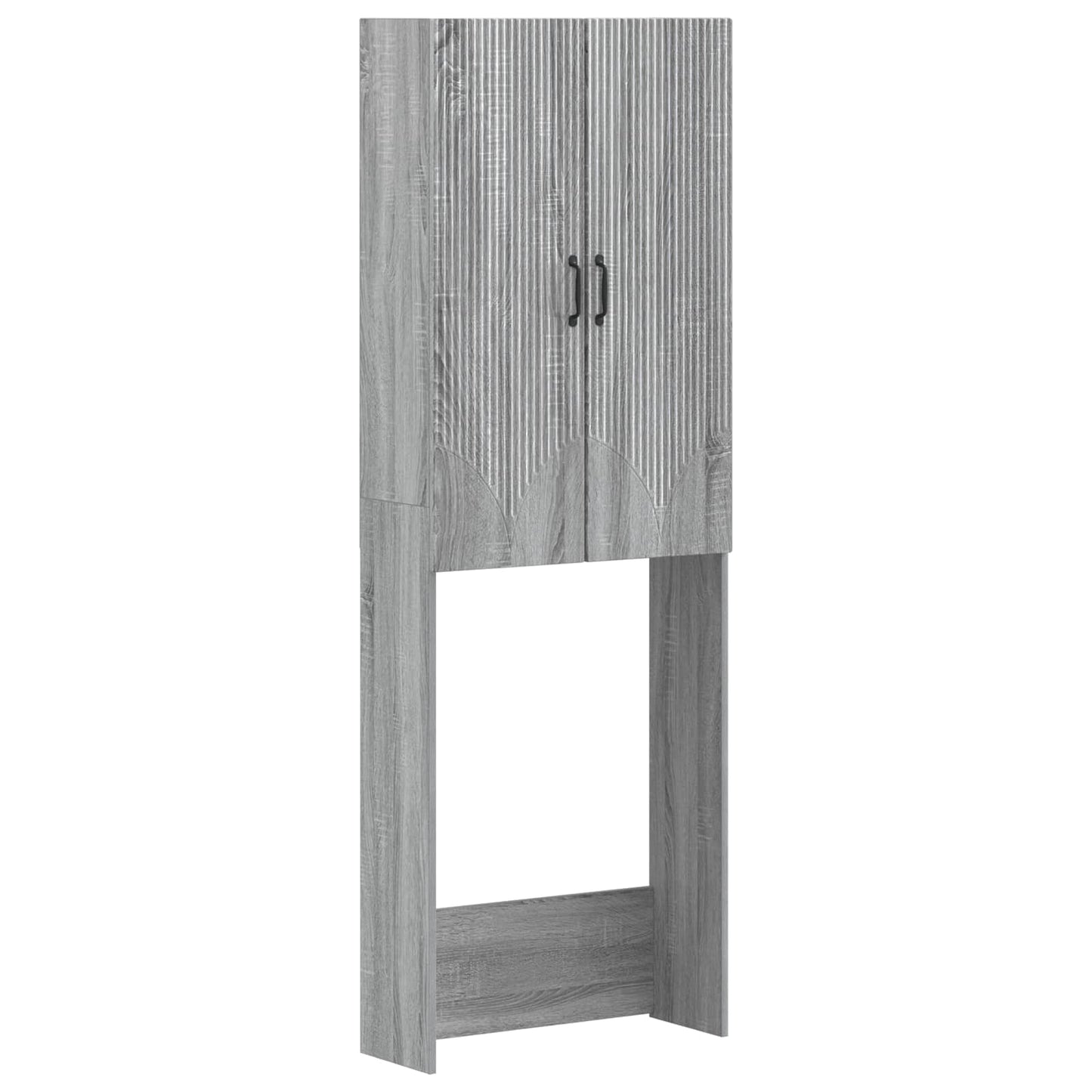 Toiletkast HOORN Grijs Sonoma 66 x 25,5 x 190 cm Bewerkt hout
