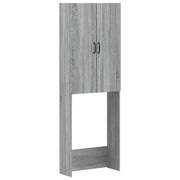 Toiletkast HOORN 66x25.5x190 cm grijs sonoma bewerkt hout