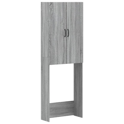 Toiletkast HOORN Grijs Sonoma 66 x 25,5 x 190 cm Bewerkt hout