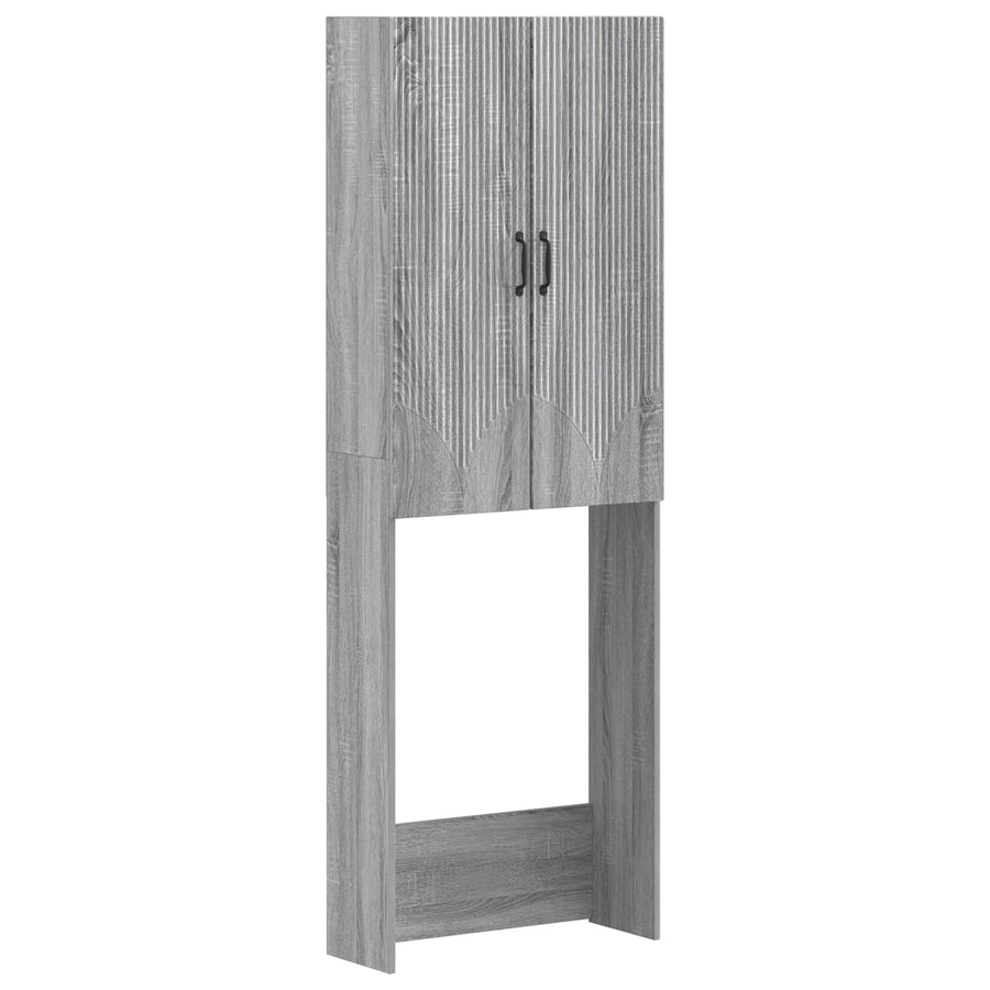 Toiletkast HOORN Grijs Sonoma 66 x 25,5 x 190 cm Bewerkt hout